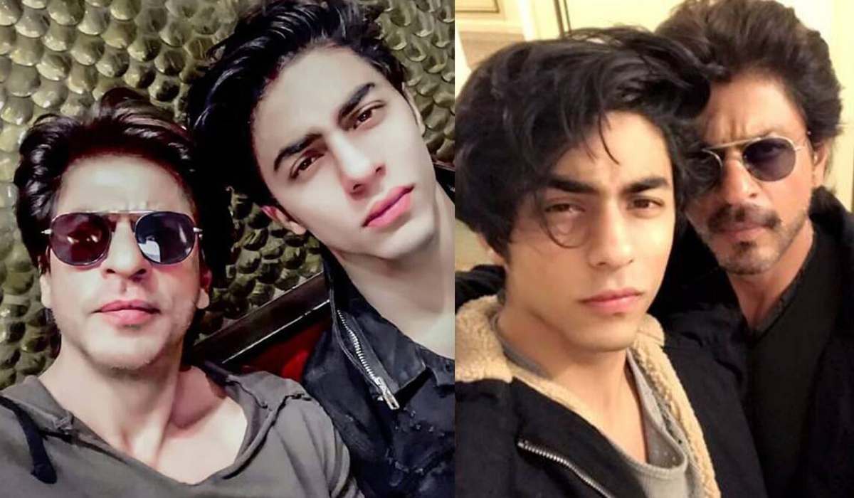 Shah Rukh Khan with Aryan Khan